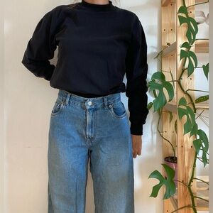 Baggy boyfriend Levi’s jeans